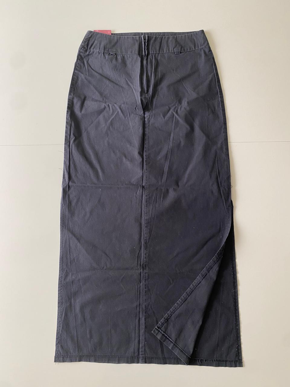 Falda larga con abertura, Talla S, Mujer, J