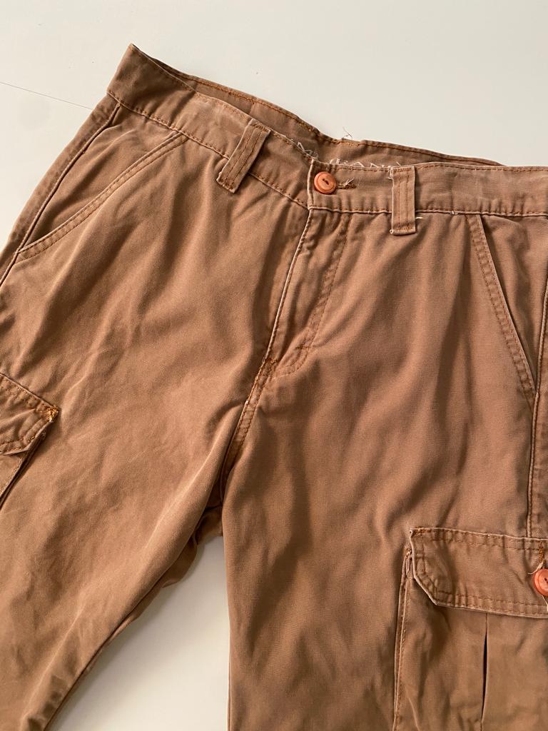 Shorts cargo cafe, Talla 30, Hombre