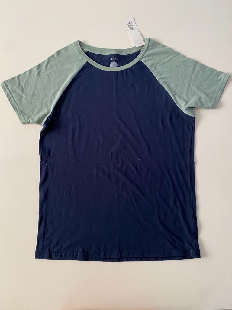 Playera manga raglan, Talla L, Hombre