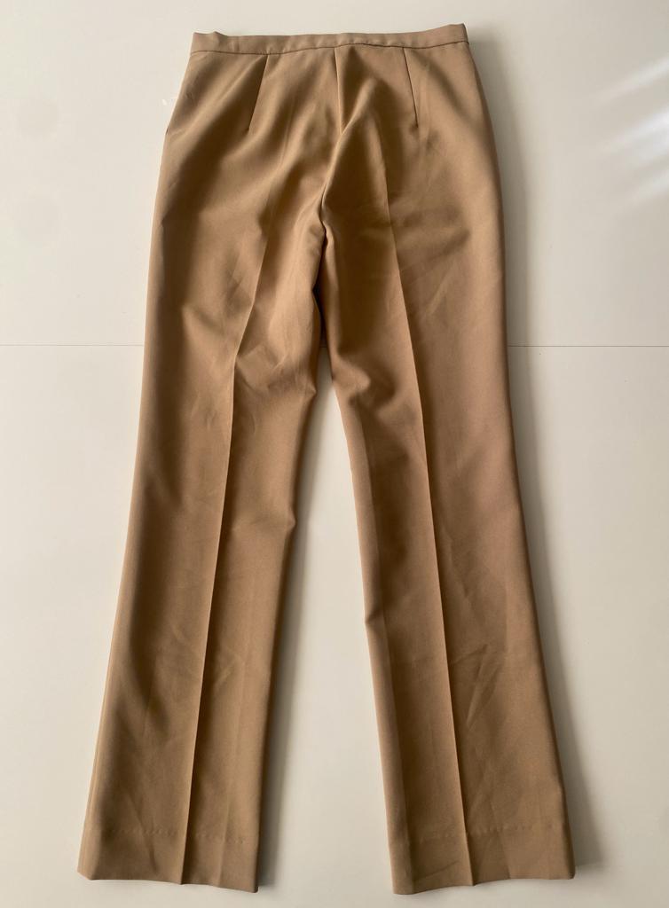 Pantalones de vestir beige, Talla 24Mx, 2Usa, Mujer