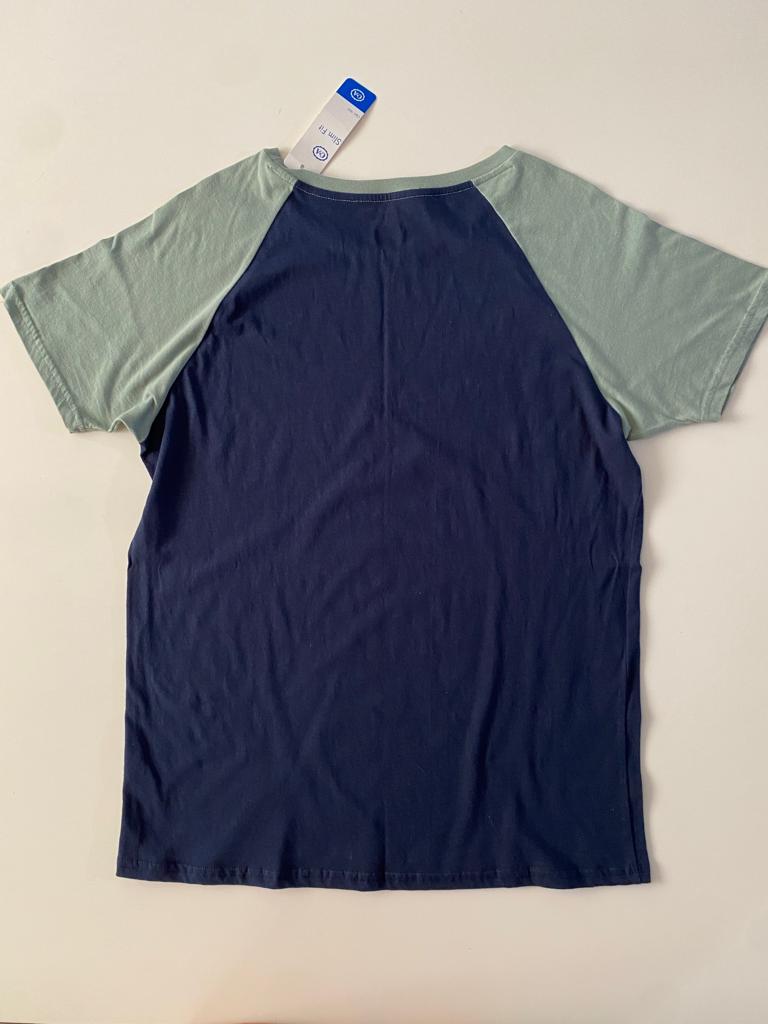 Playera manga raglan, Talla L, Hombre
