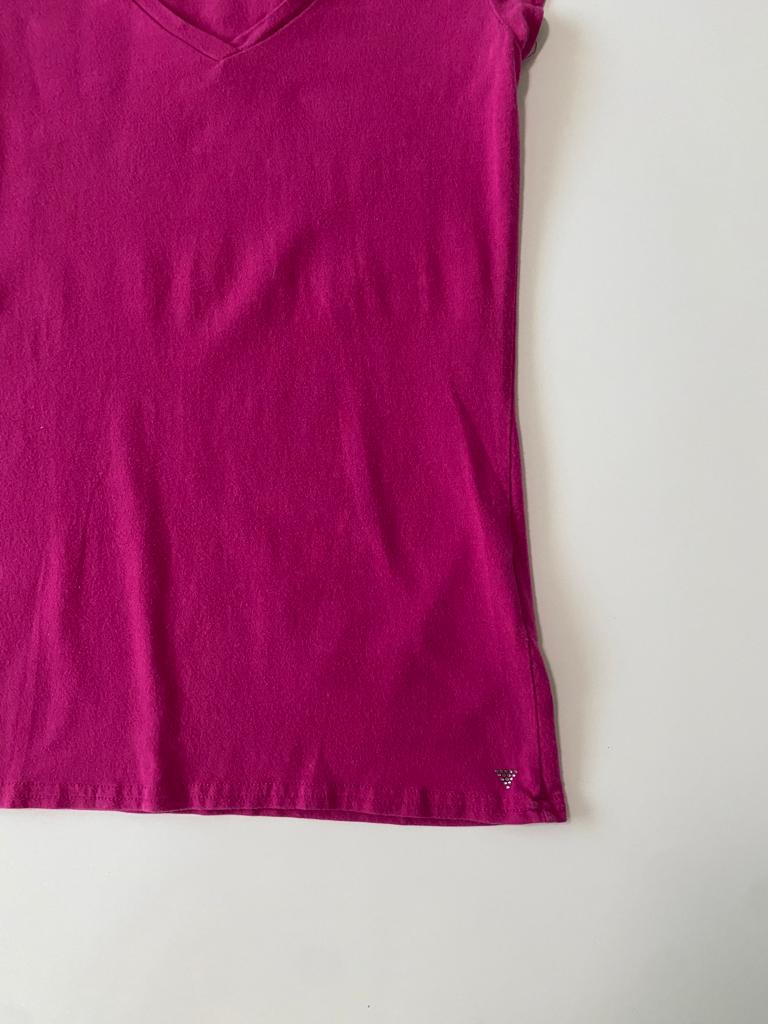 Playera basica rosa, Talla XS, Mujer