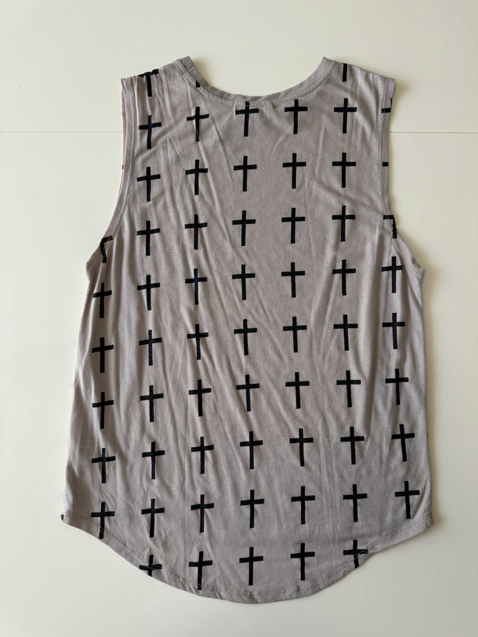 Tanks estampada cruces, Talla S, Mujer