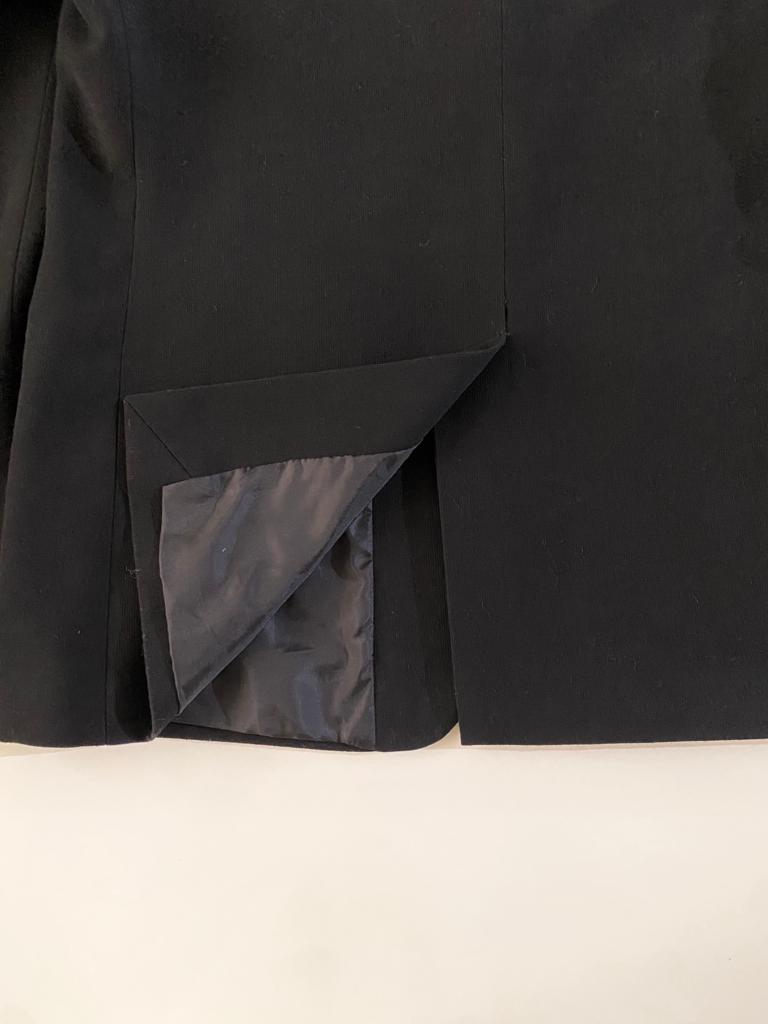 Blazer de 1 botón negro, Talla 48Mx, 38Usa, 48Eur, M Slim, Hombre