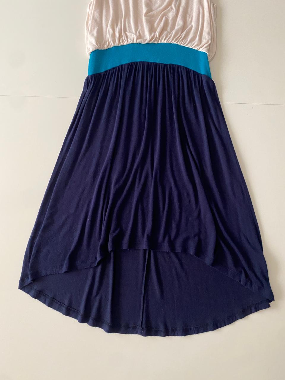 Vestido bicolor, Talla M, Mujer