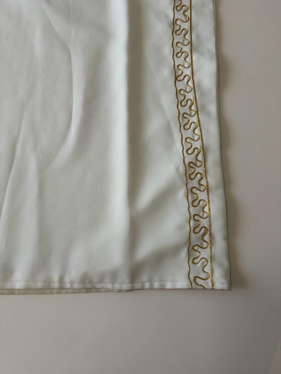 Traje 3 piezas charro beige, Talla M, Mujer