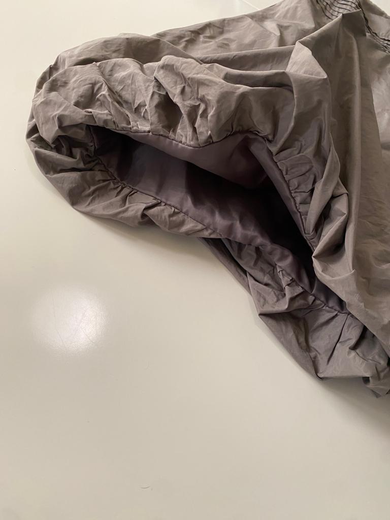 Vestido con falda de globo, Talla XS, Mujer