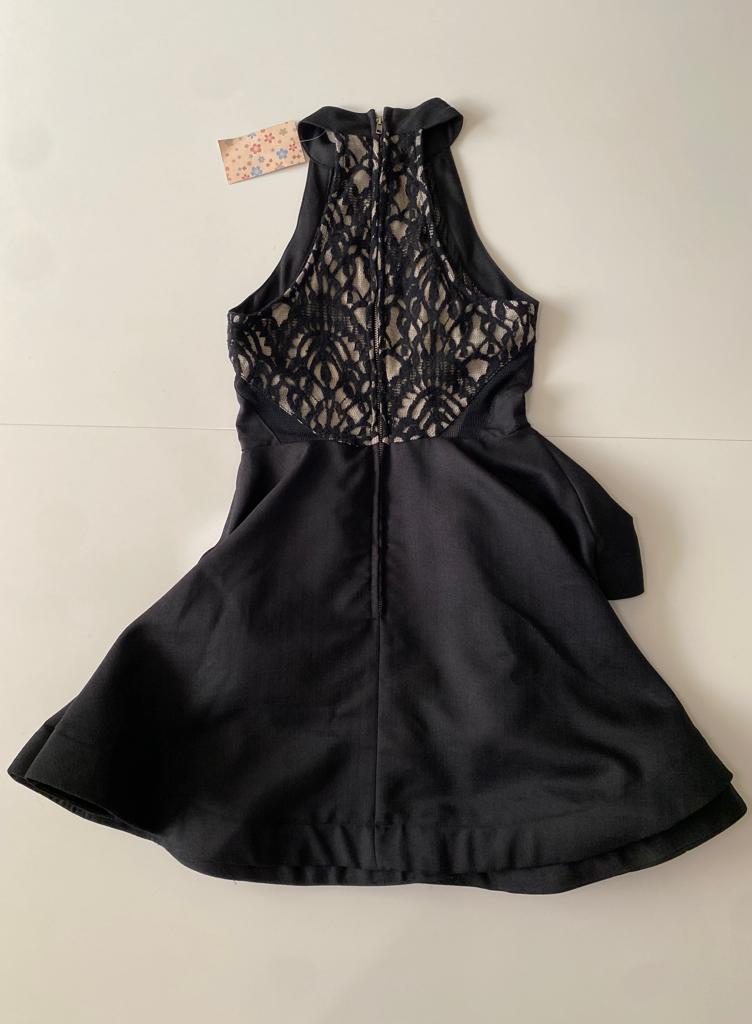 Vestido halter con encaje, Talla M, Mujer