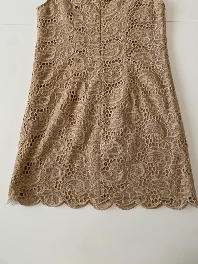 Vestido corto de encaje, Talla M, Mujer