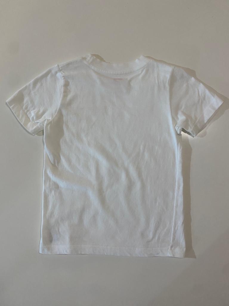Playera basica blanca, Talla 8 años, Niño