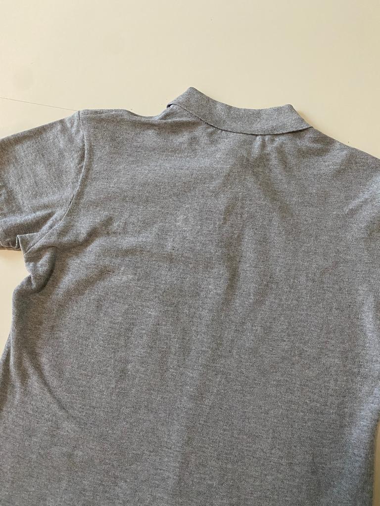 Polo basica gris, Talla M, Mujer