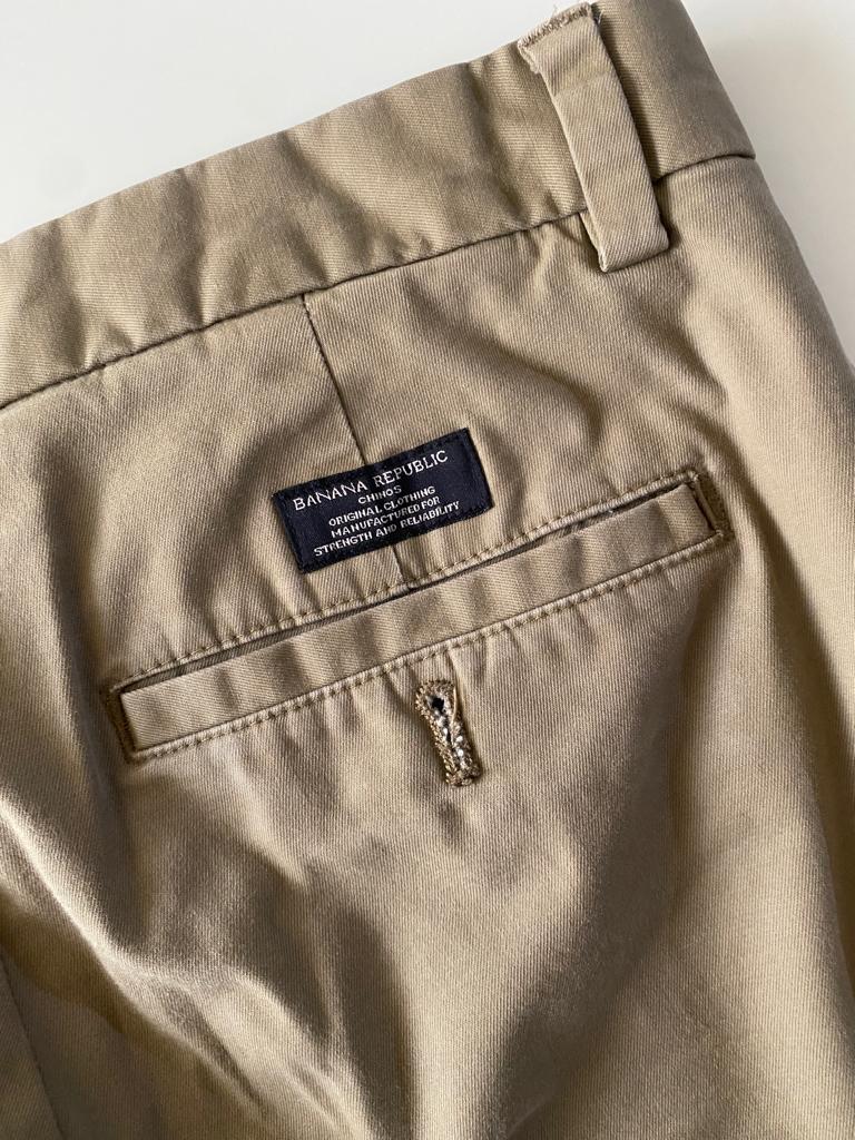 Pantalones chinos beige, Talla 31 x 32, Hombre