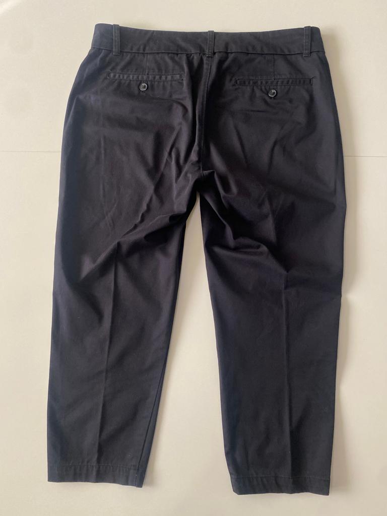 Pantalones capri negros, Talla 12 Petite, Mujer