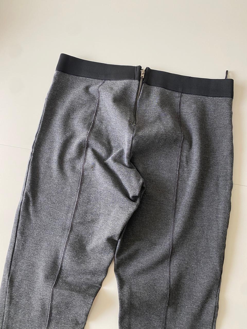 Leggins grises de vestir, Talla L, Mujer