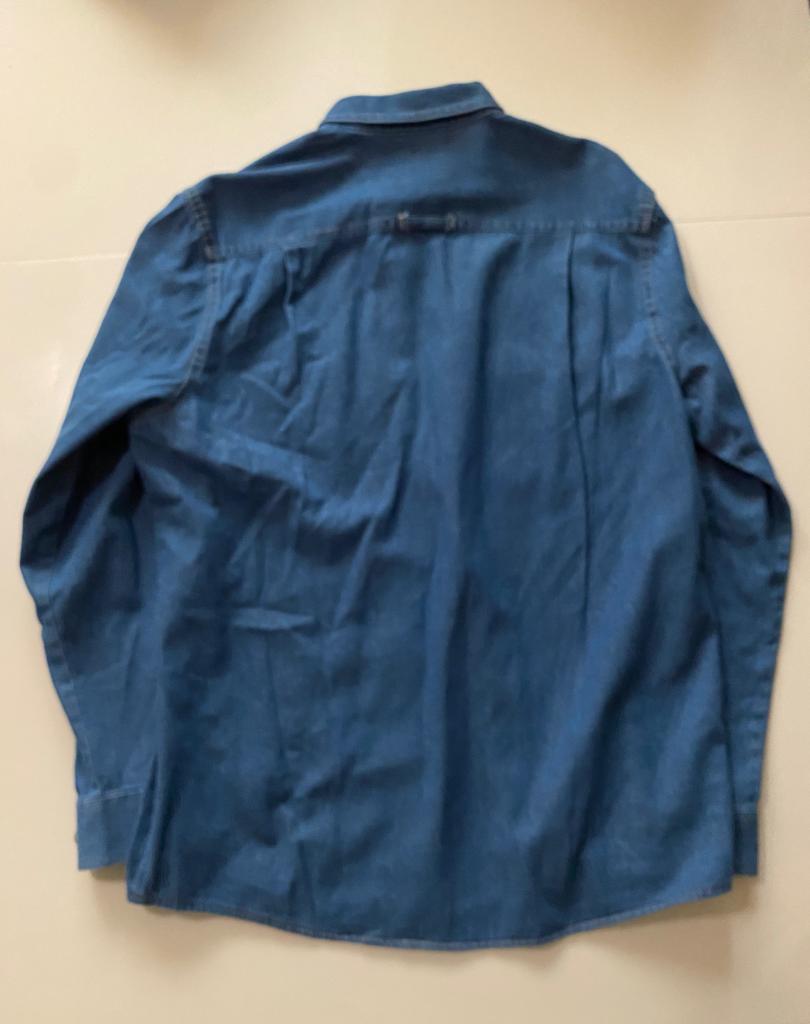 Camisa de mezclilla, Talla M, Hombre