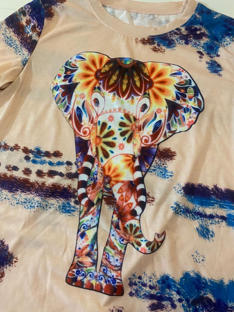 Playera estampada , Talla L, Mujer