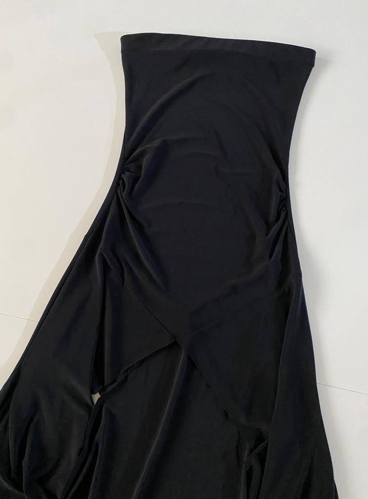 Blusa irregular con cuchillas, Talla M, Mujer