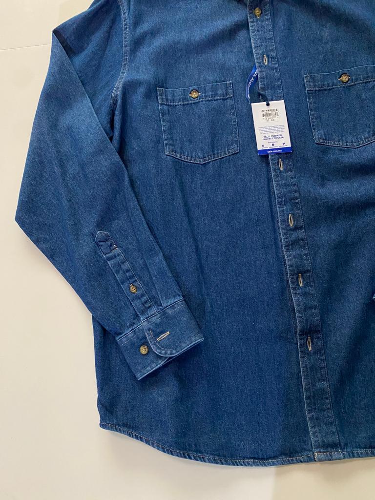Camisa de mezclilla, Talla L, Hombre