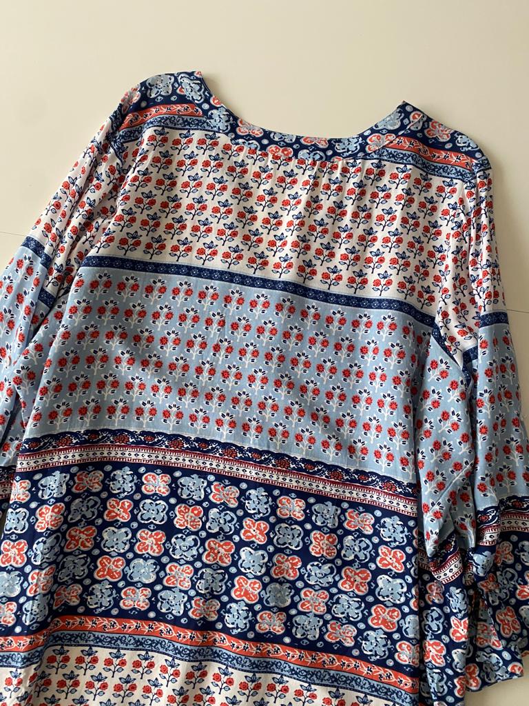 Camisa estampada, Talla XXL, Mujer
