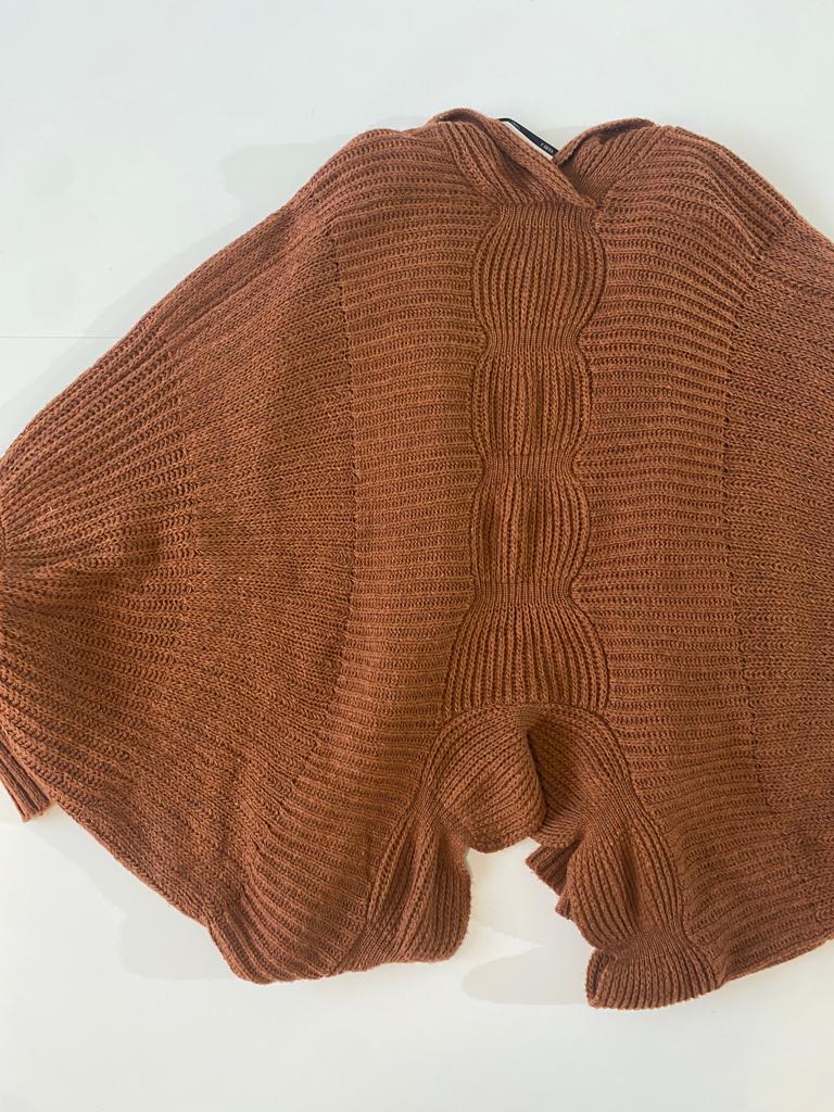 Sweater/chal tejido, Talla L, Mujer