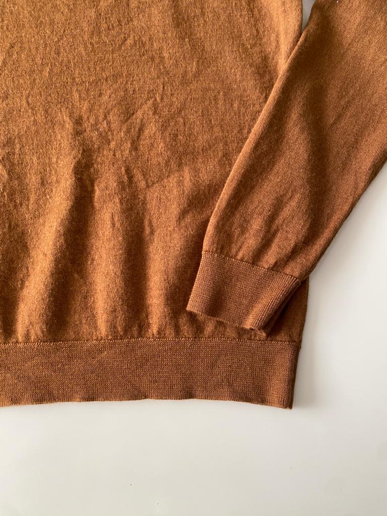 Cuello de tortuga cafe, Talla L, Hombre