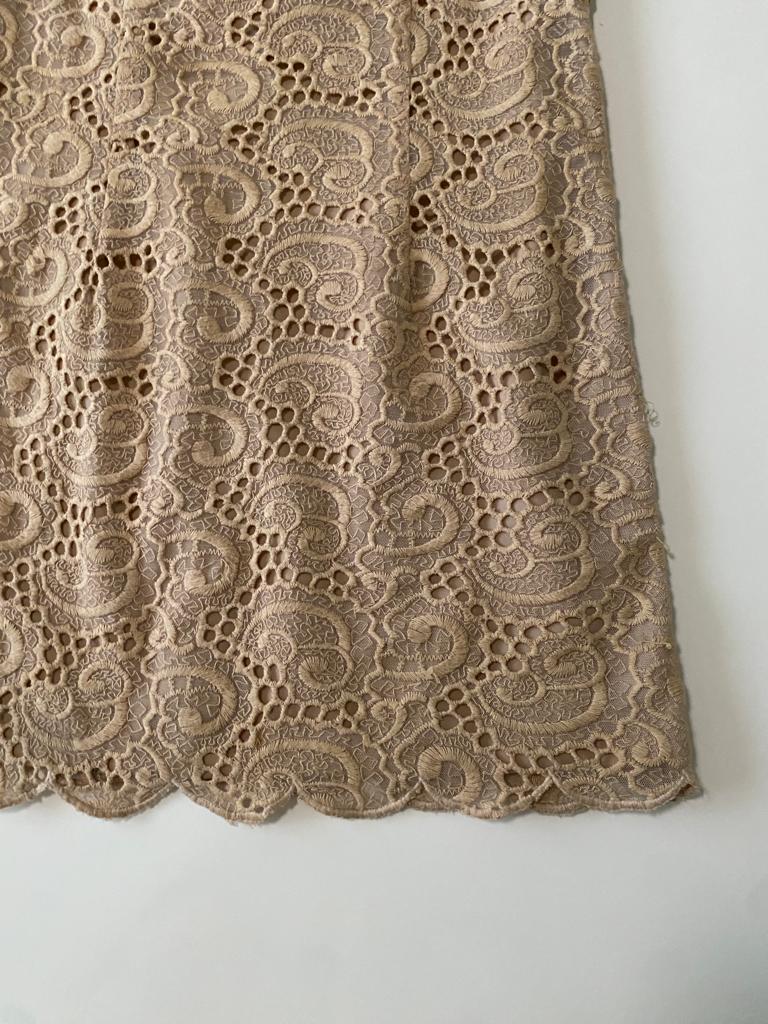 Vestido corto de encaje, Talla M, Mujer