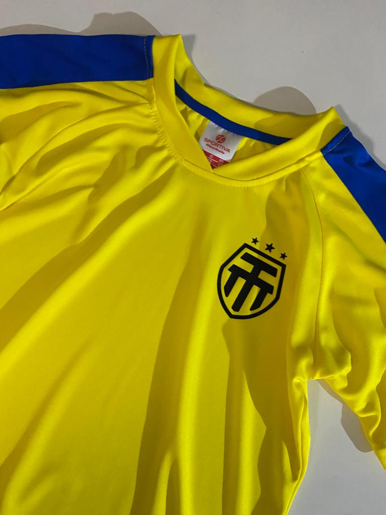Playera deportiva amarilla, Talla 12 años, Niño