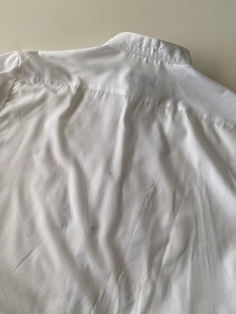 Camisa de smoking blanca, Talla 38, M, Hombre