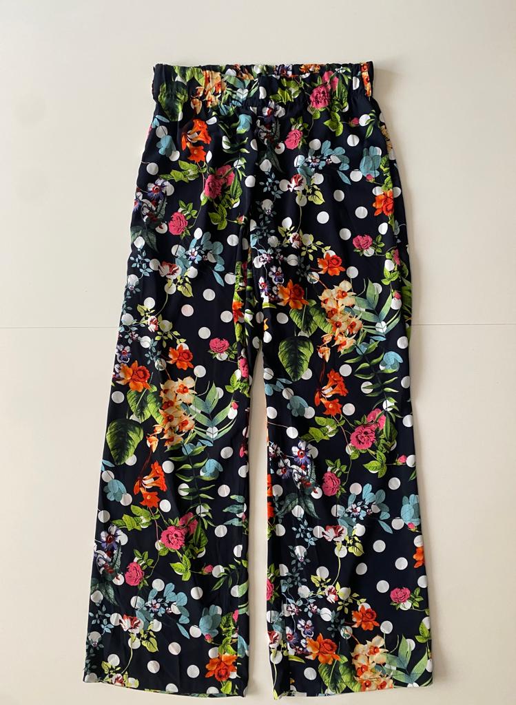Pantalones estampados, Talla L, Mujer