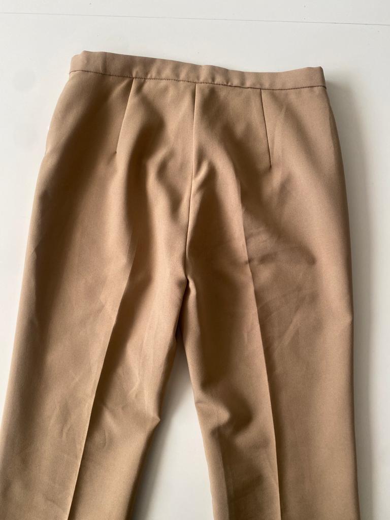 Pantalones de vestir beige, Talla 24Mx, 2Usa, Mujer