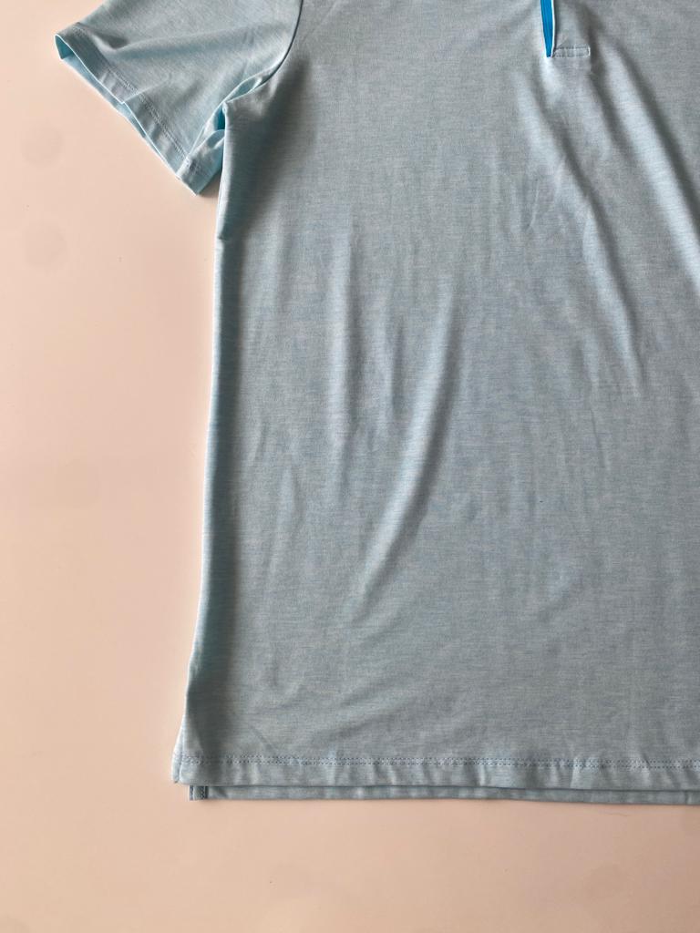 Polo celeste, Talla L, Hombre