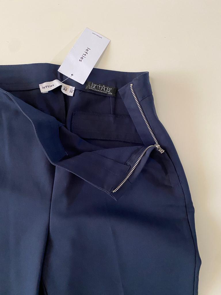 Pantalones de vestir azul marino, Talla 30mx, 40Eur, Mujer