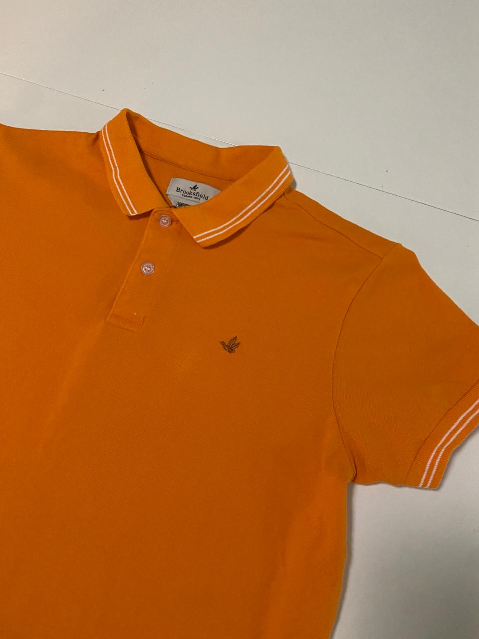 Polo naranja, Talla S, Mujer