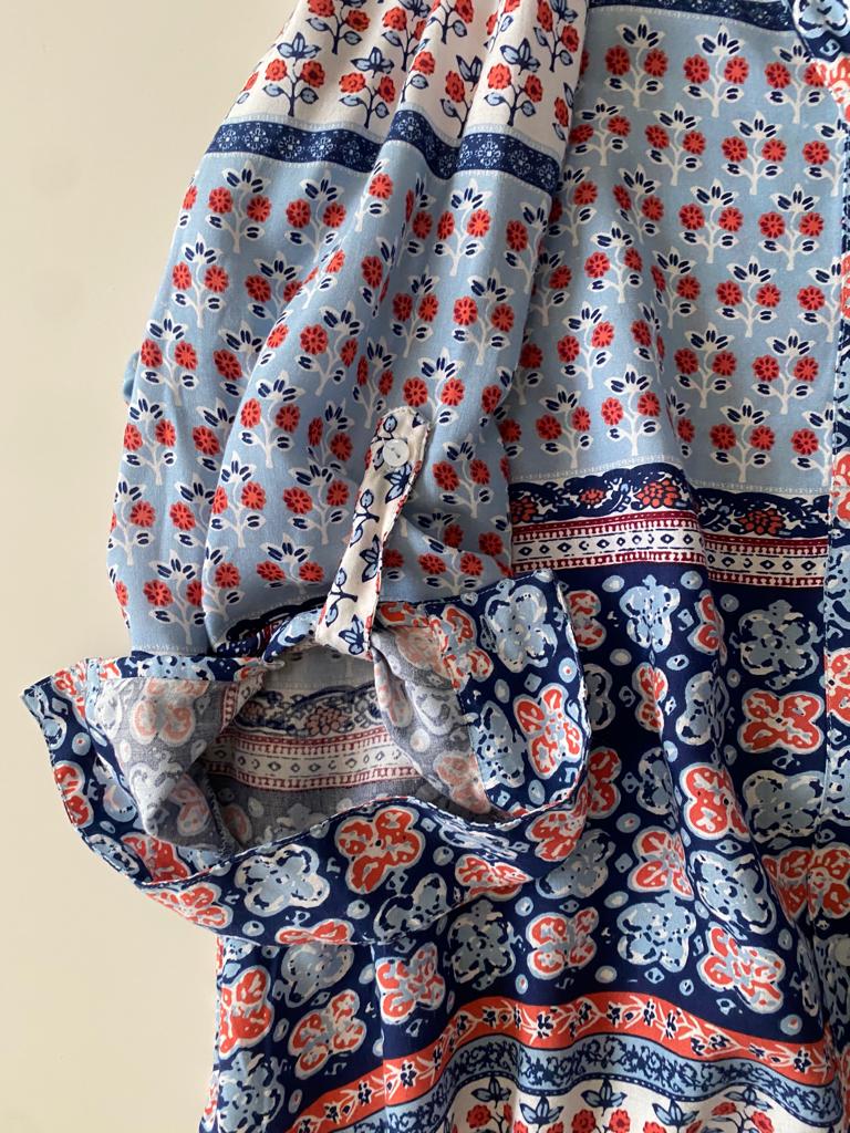 Camisa estampada, Talla XXL, Mujer