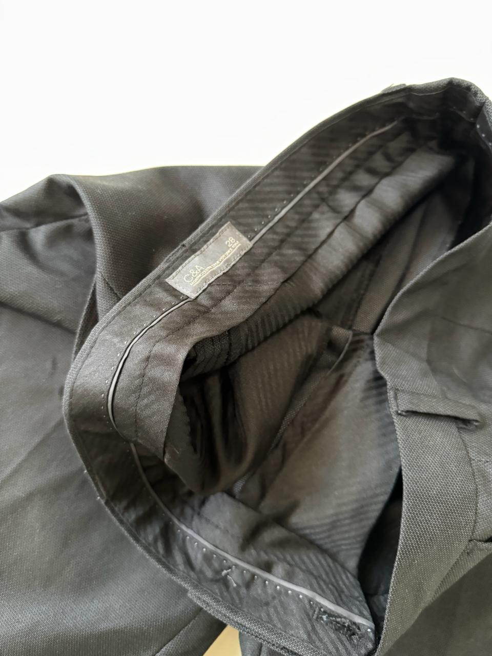 Pantalones de vestir negros, Talla 28, Hombre