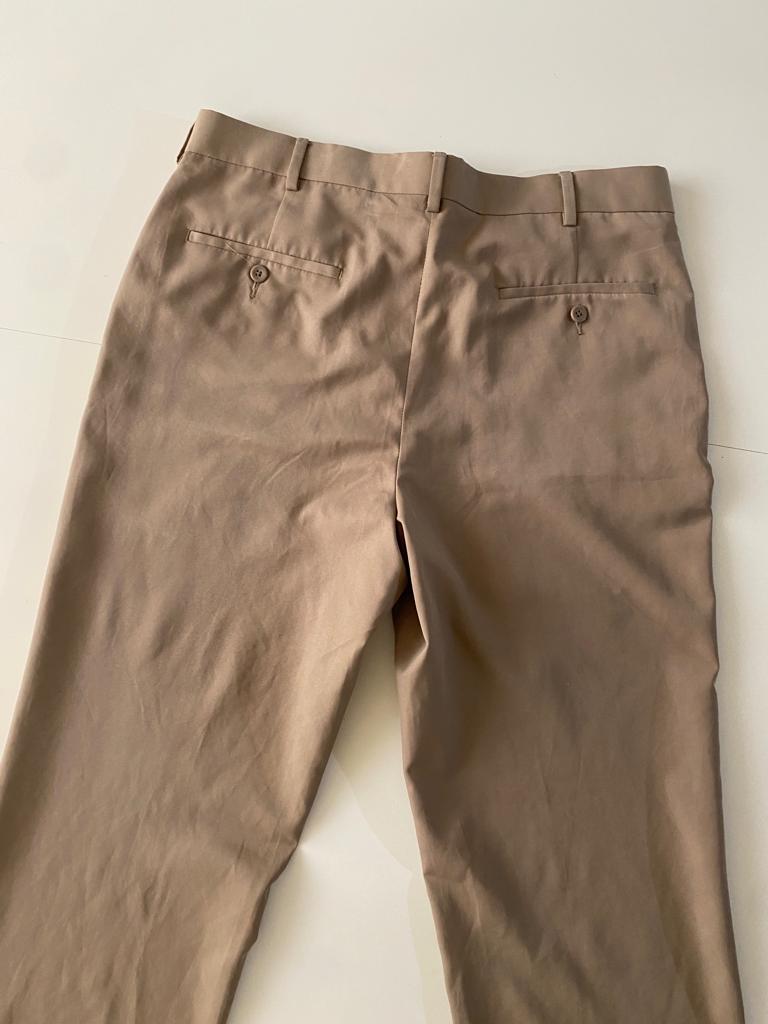 Pantalones de vestir beige, Talla 34x32, Hombre