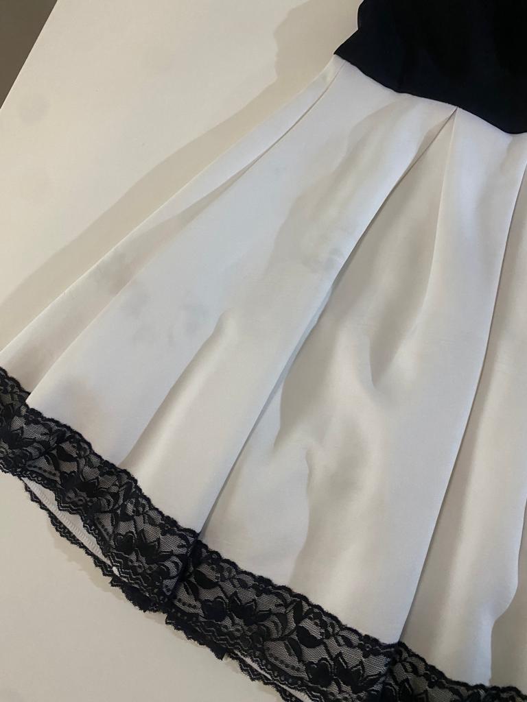 Vestido bicolor, Talla 14 años, Niña