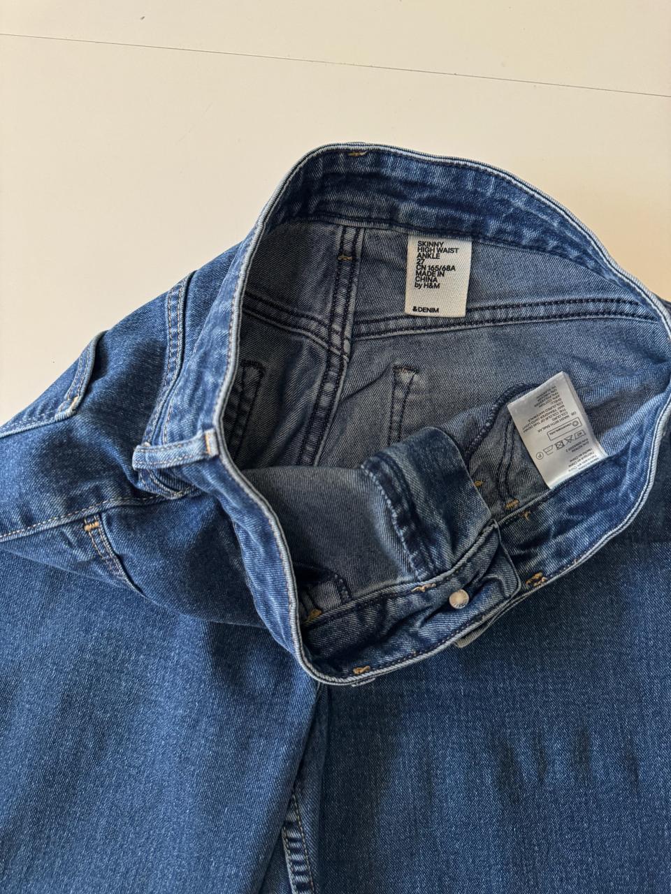 Skinny cintura alta jeans, Talla 27, Mujer