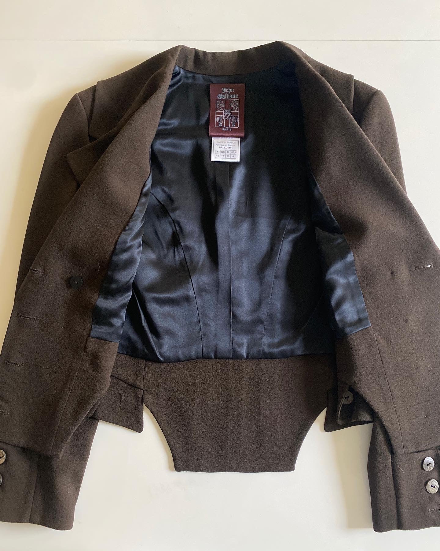 RENTA: Saco John Galliano, talla 8, Mujer