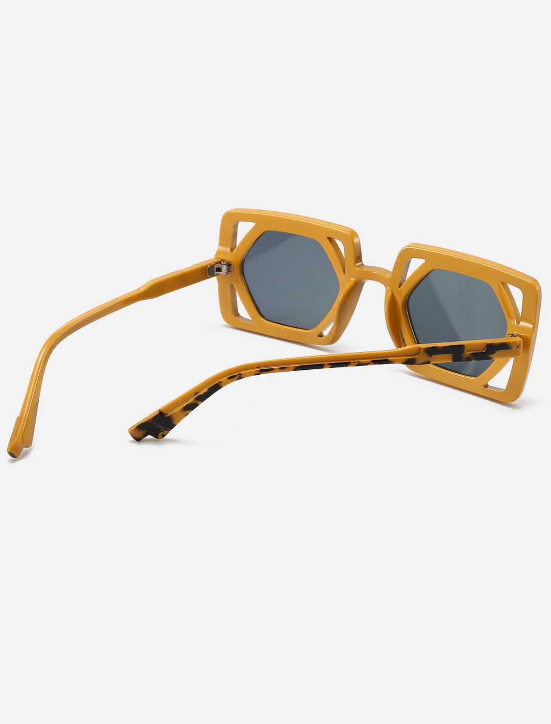 Gafas marco amarillo animal print, NWT