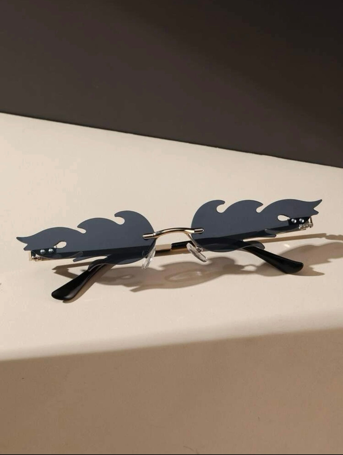 Gafas de fuego grises, NWT