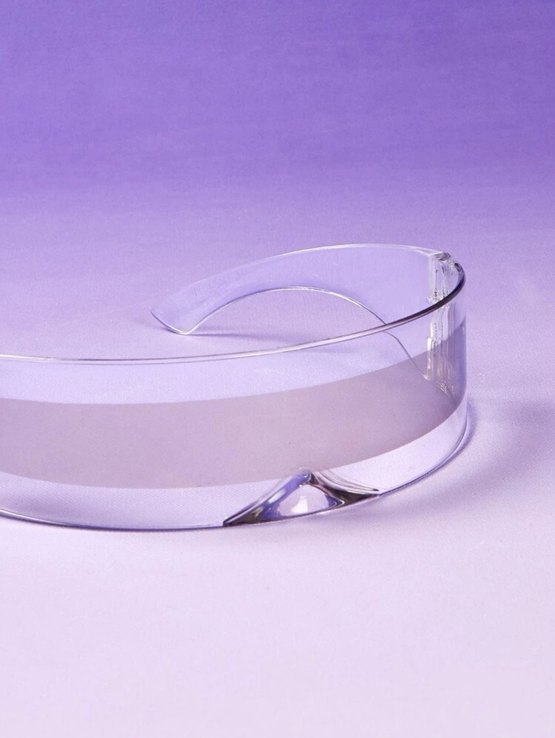 Gafas futiristas transparentes, NWT