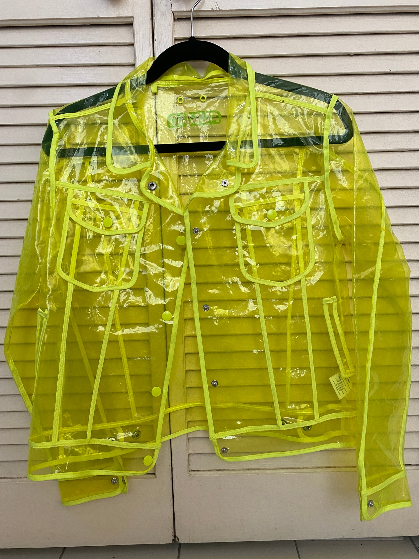 Impermeable fosforescente, Talla S
