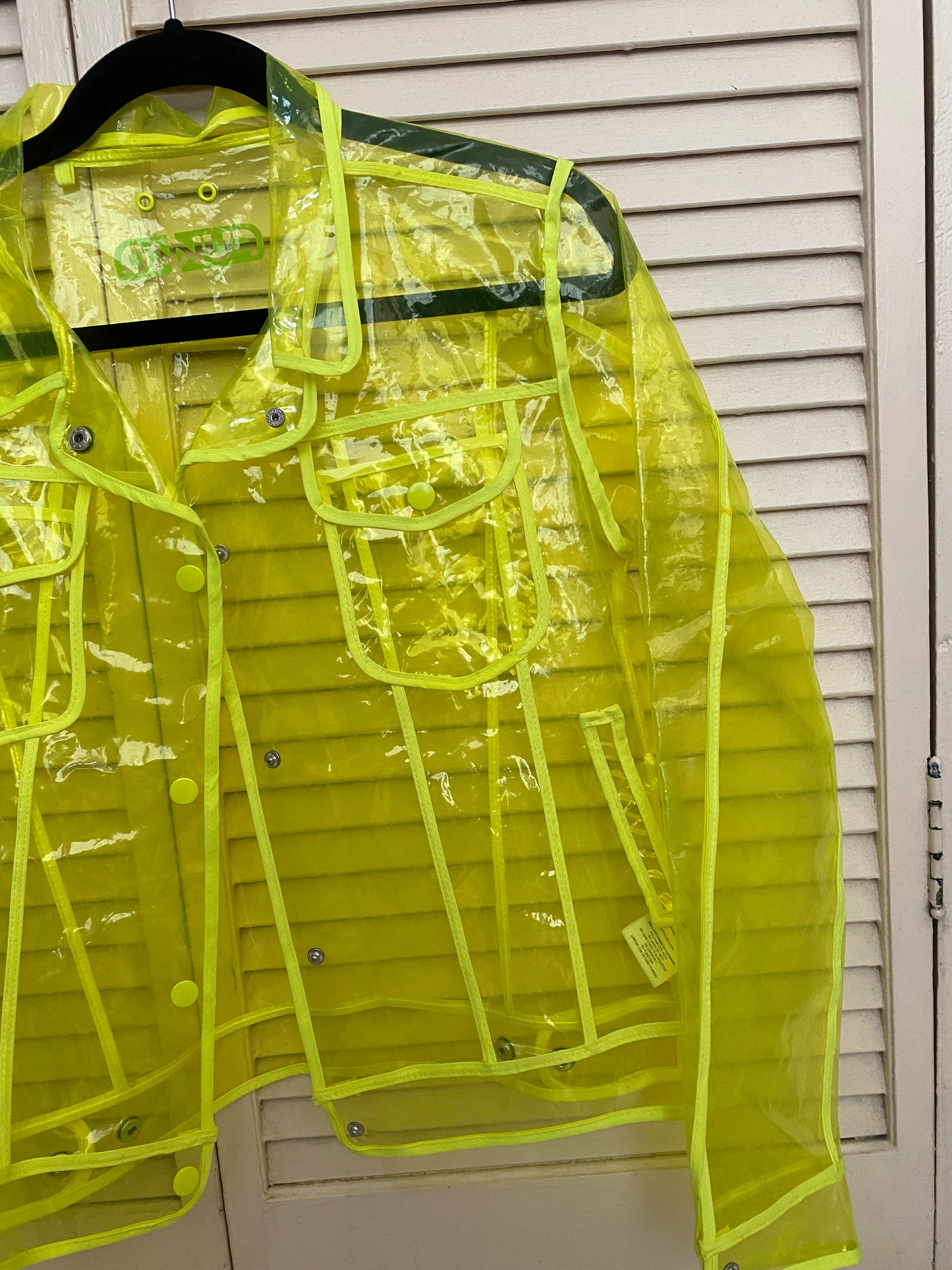 Impermeable fosforescente, Talla S
