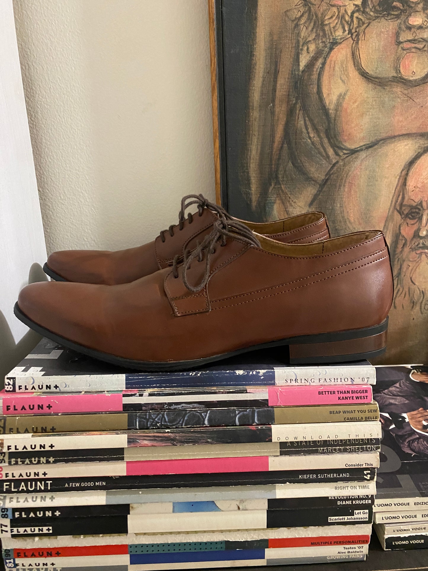 Zapato de vestir café, Talla 29Mx, Hombre