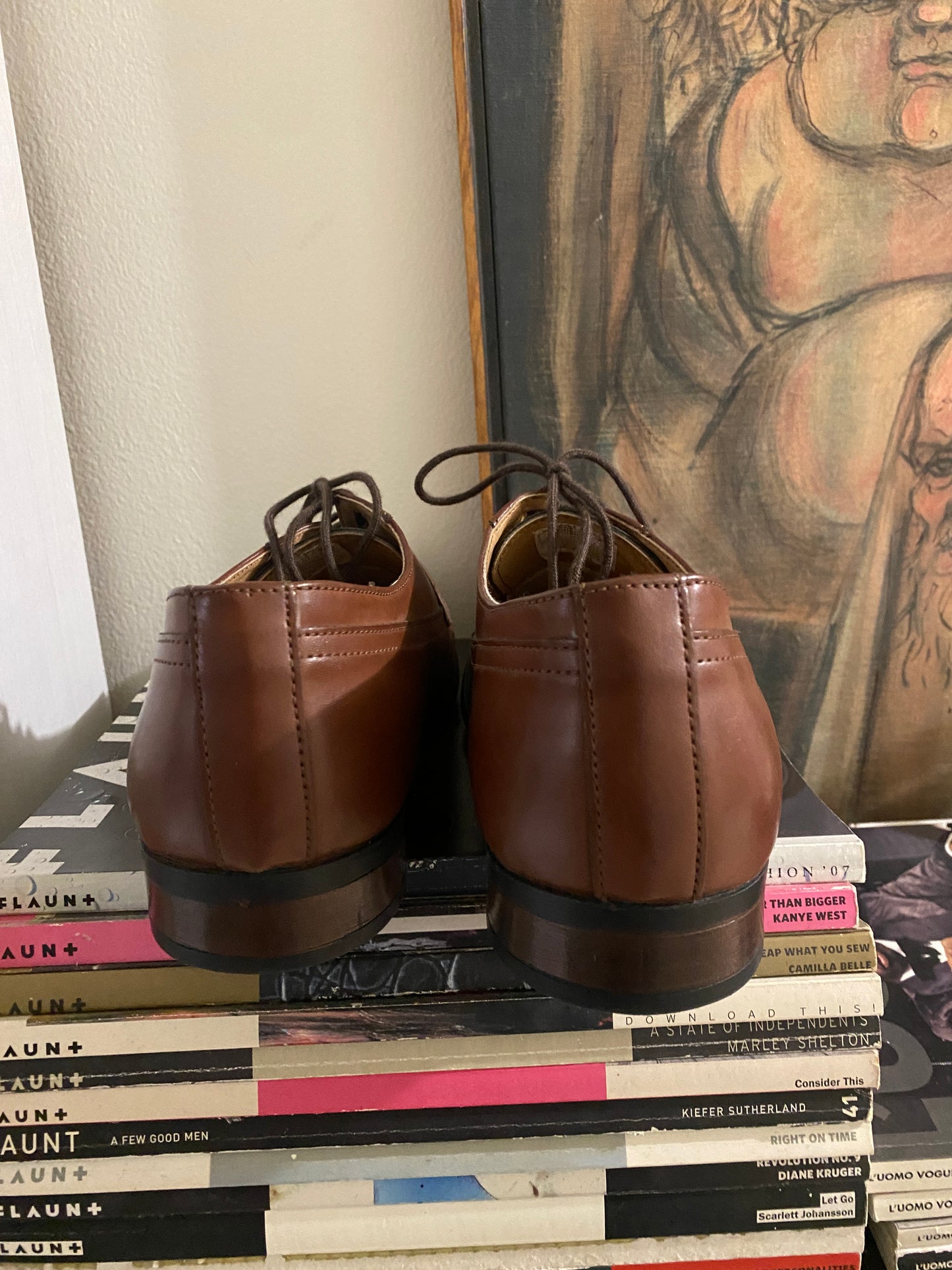 Zapato de vestir café, Talla 29Mx, Hombre