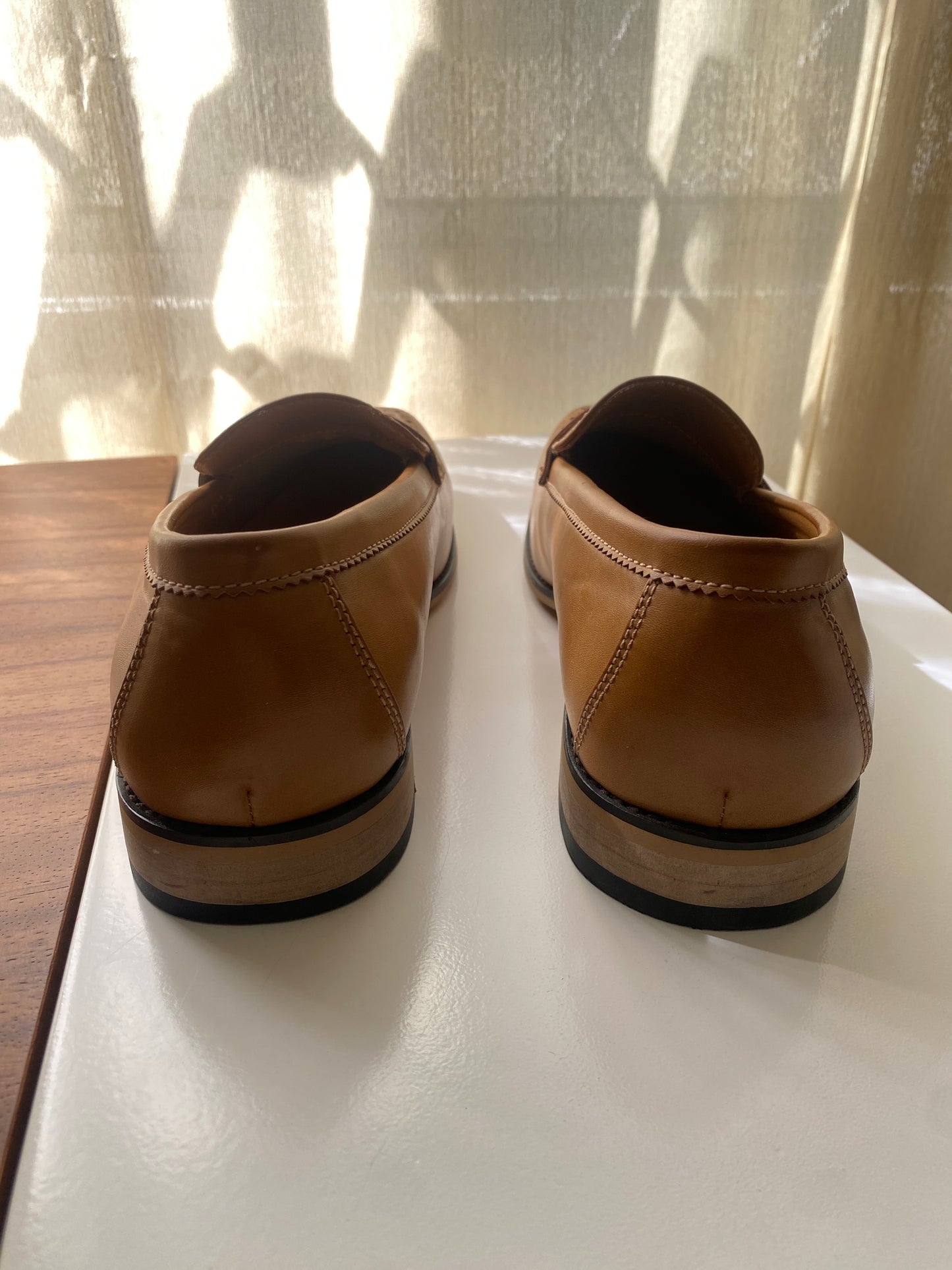 Zapato de vestir color miel, Talla 27Mx, Hombre