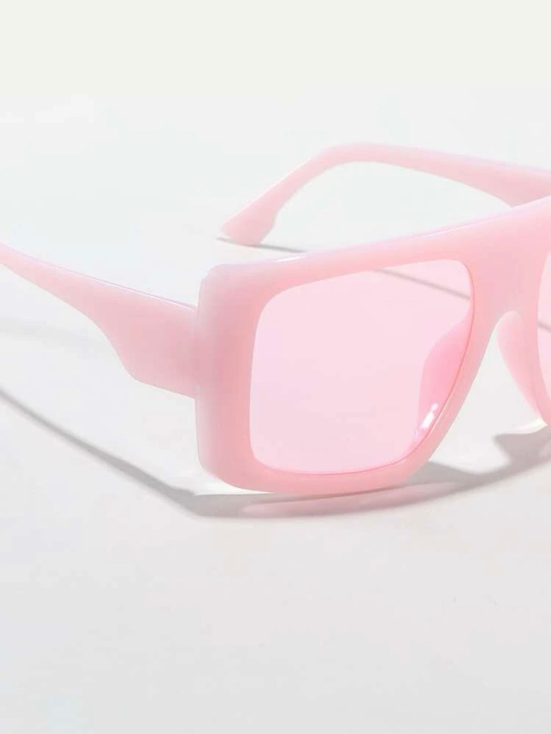 Lentes rosas oversized, Unisex