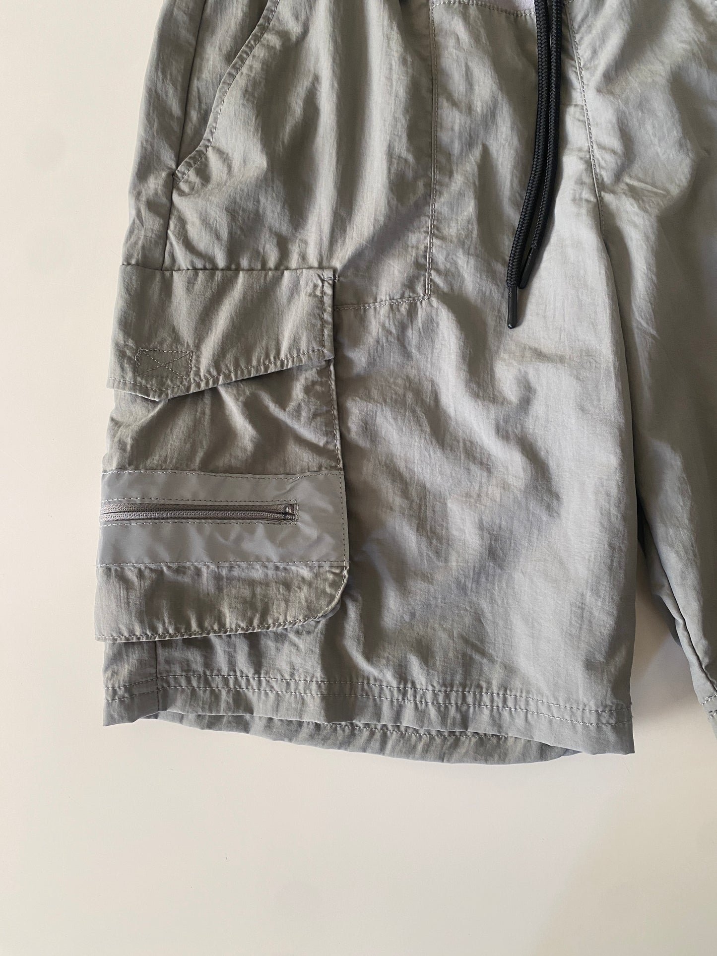 Shorts tipo cargo verde, Talla XS, Hombre