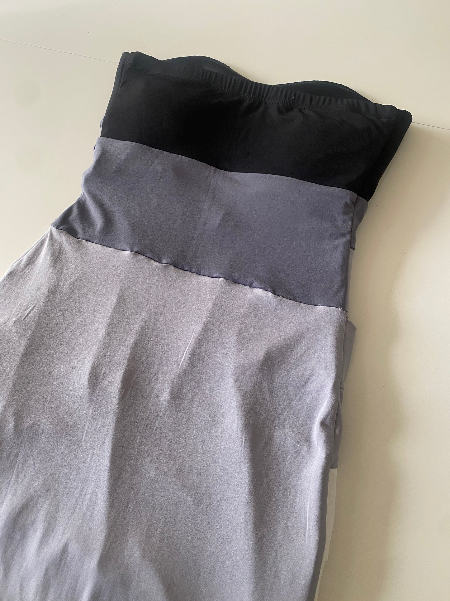 Vestido bandeau colores degradados, Talla M